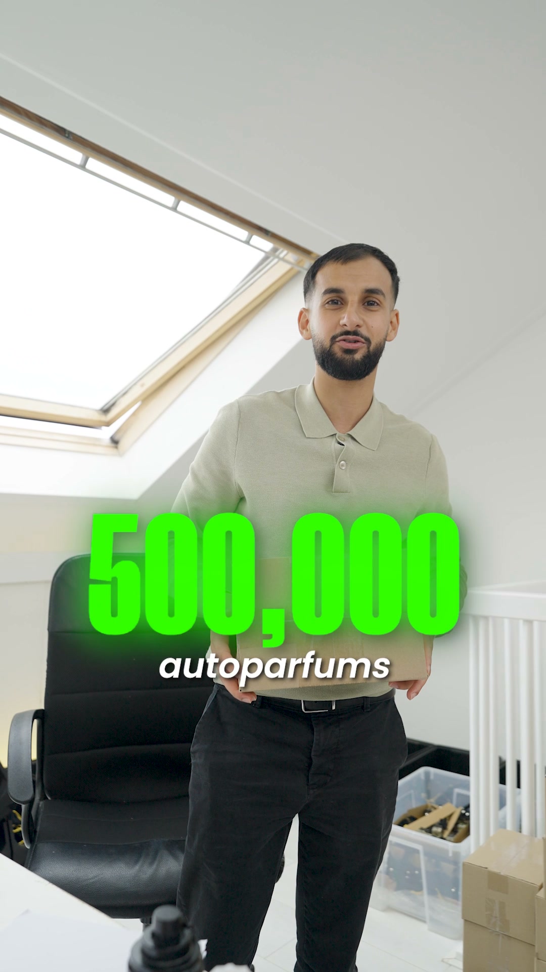 Van zolder naar 500.000 autoparfums