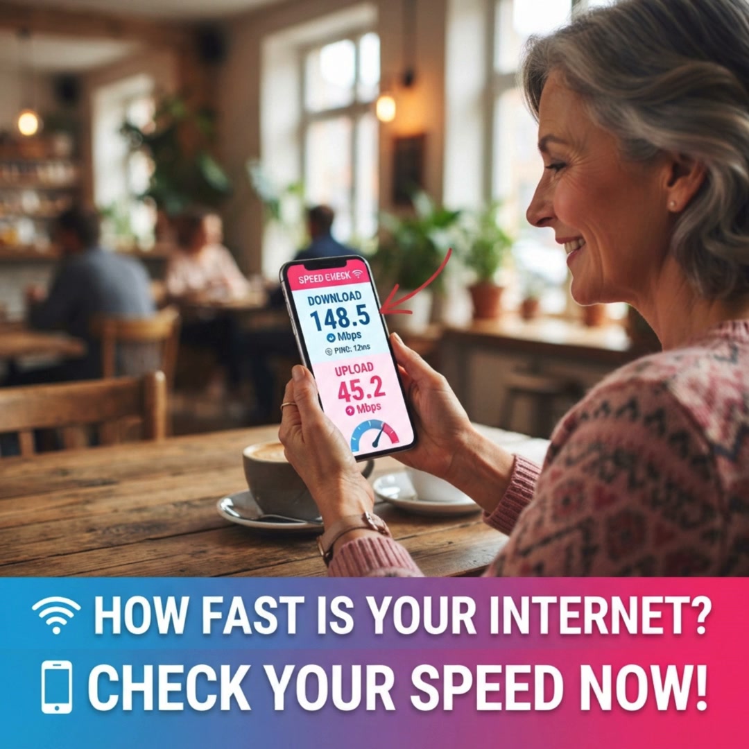 Check your connection and see how fast your internet is in just seconds