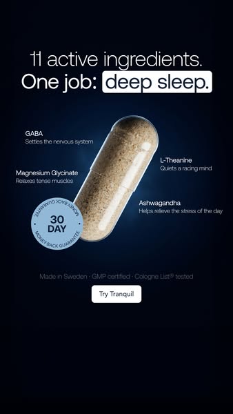 Unlock deep, restorative sleep tonight