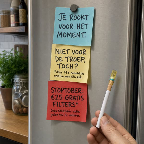 Behoud je moment. Niet de hoest. Niet de troep.