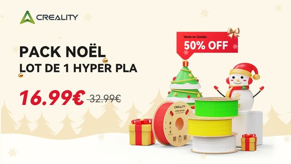 Creality Hyper PLA à Motié Prix！