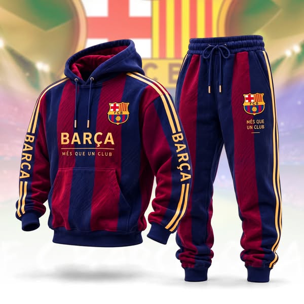 Barca 2026 New Style Hoodie and Sweatpants set