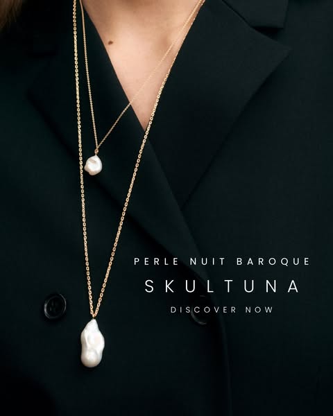 Perle Nuit Baroque Earrings