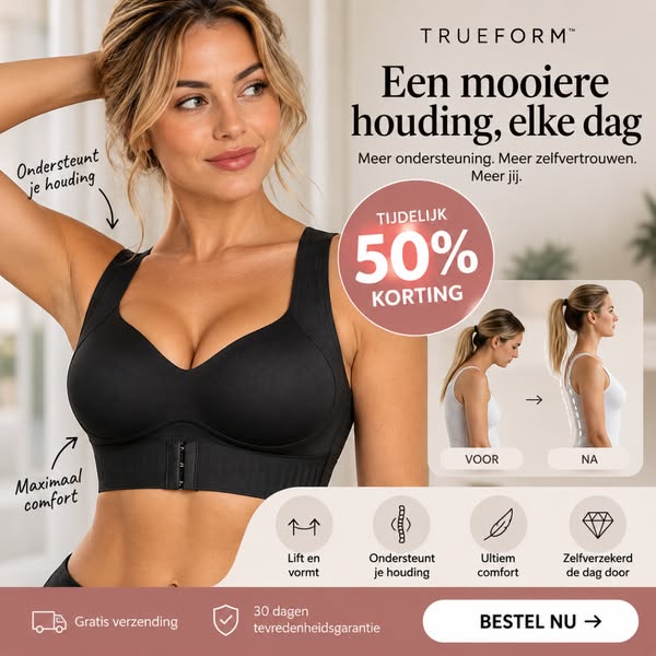 Een mooiere houding begint bij de juiste ondersteuning – tijdelijk 50% korting!