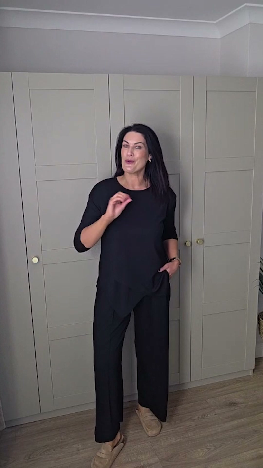 That’s what makes it so flattering — the top does the work, not you.