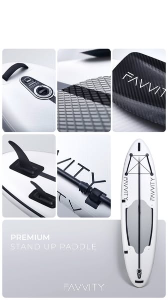 Favvity SUP Board – Performance, die dich auf dem Wasser trägt