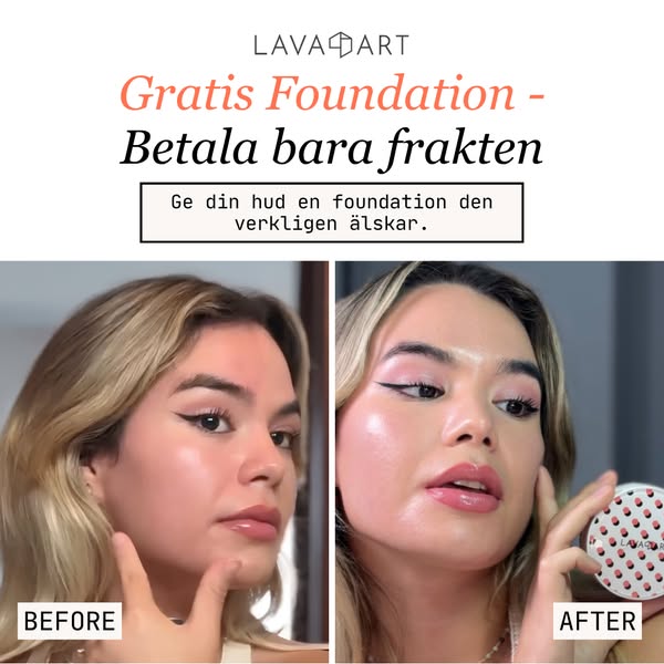 Prova Lava Art Foundation GRATIS – Betala bara frakt!