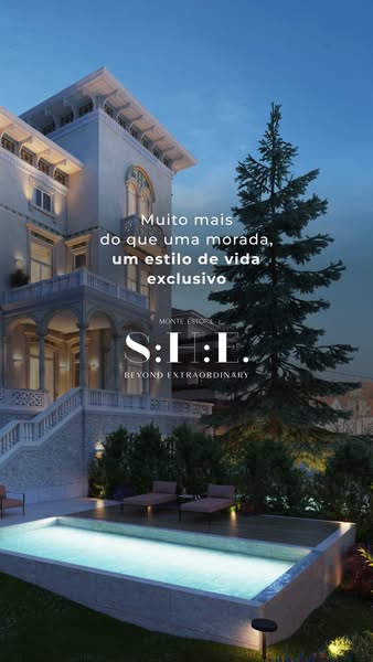 S.H.E. Monte Estoril: a última oportunidade de viver num resort de cinco estrelas todos os dias. Últimas unidades T3, T3 Duplex e T4.