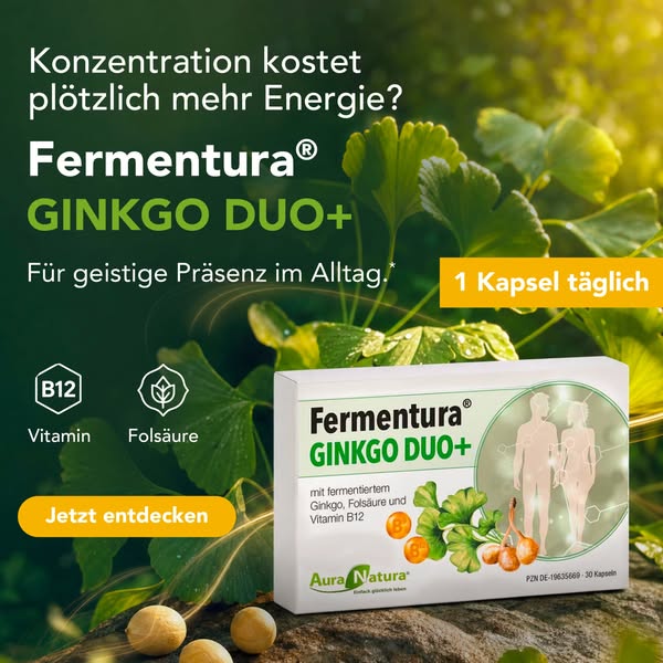 Fermentura® GINKGO DUO+