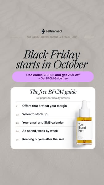 25% off everything. Code: SELF25.