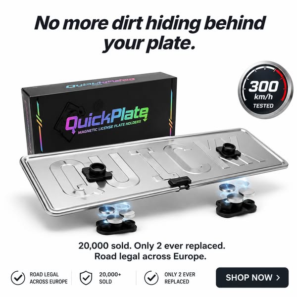 Pop License Plates in SECONDS