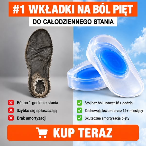 Koniec bólu pięt już od pierwszego użycia!
