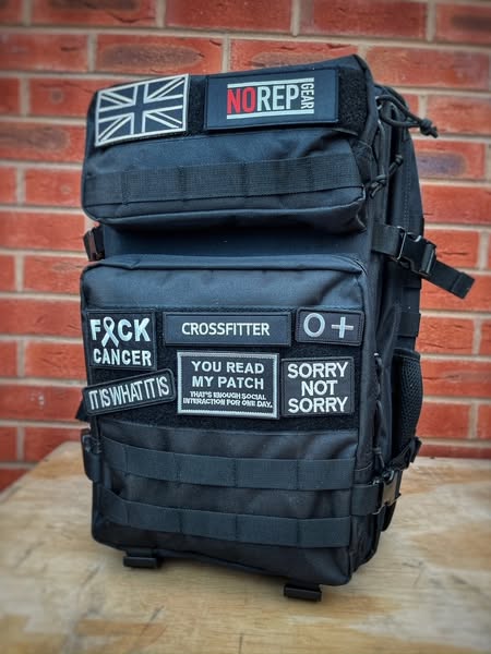 Large Gym Bag + Patches