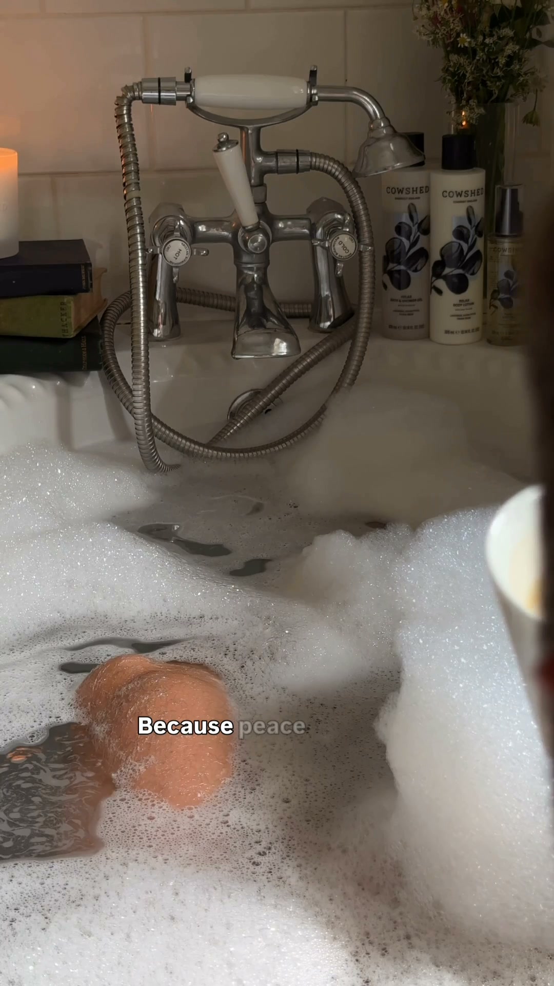 The bath that ends the day properly
