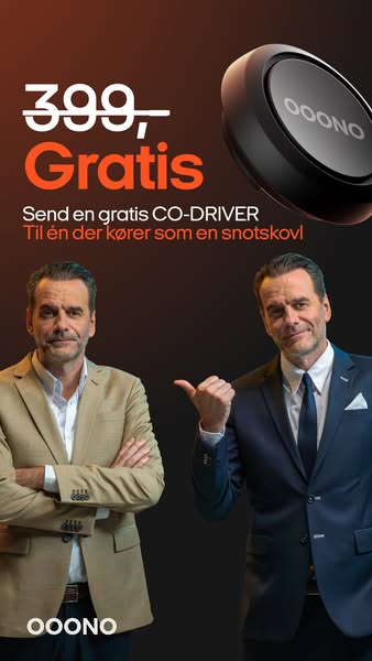 Nominer en snotskovl, send en CO-DRIVER