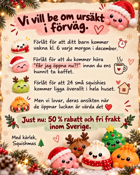 50% rabatt endast idag.