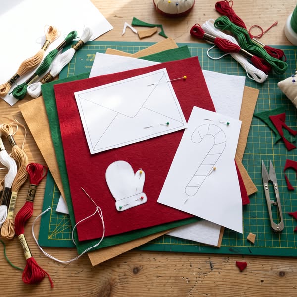A Felt Envelope Full of Christmas