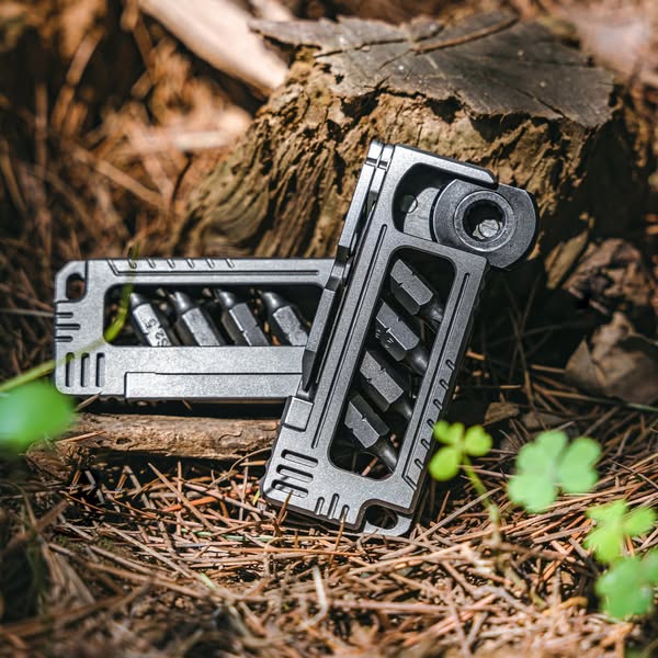 TI-MMS EDC Titanium Magnetic Screwdriver Integrated Pocket Multi-Tool + Free Shipping
