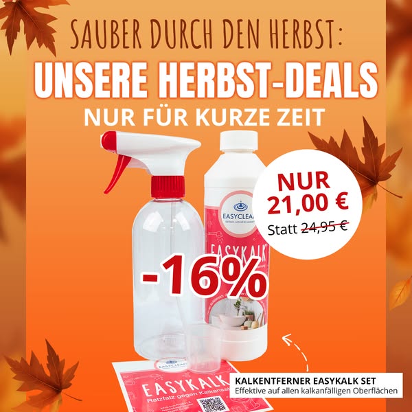 Die Herbstputz-Deals von EASYCLEAN!