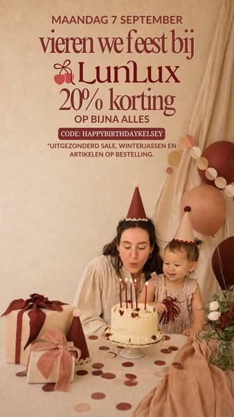 20% verjaardagskorting