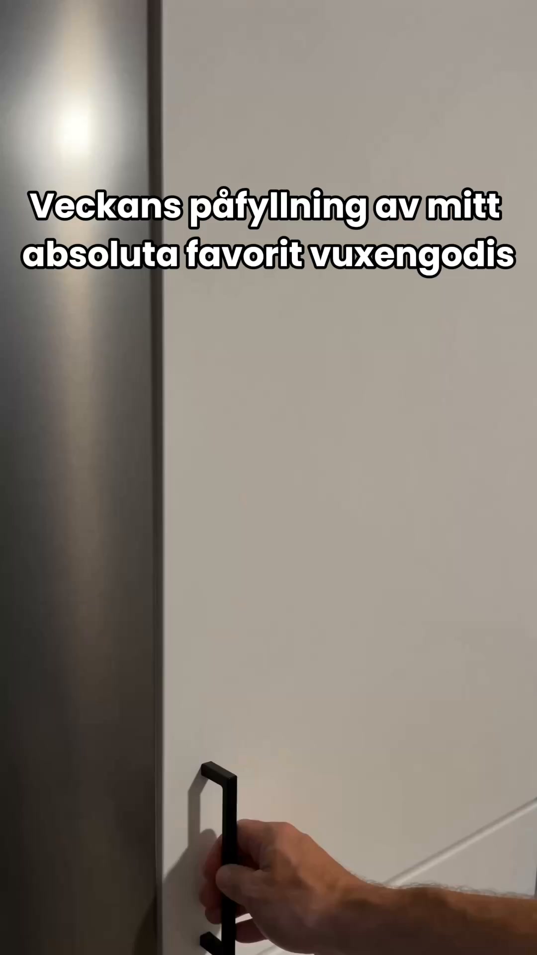 Ladda skafferiet med vuxengodis