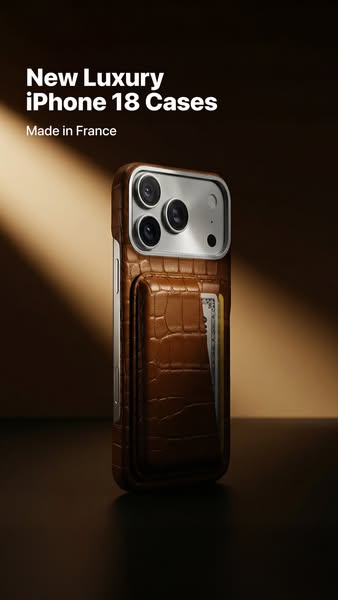NEW IN: Exclusive iPhone 18 Leather Cases