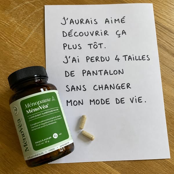 J'ai enfin réussir à perdre mes kilos de la ménopause grâce à MénoVéa