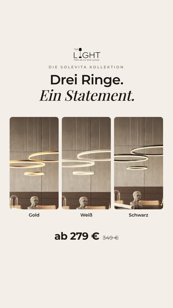 Die Ringleuchte für euren Esstisch