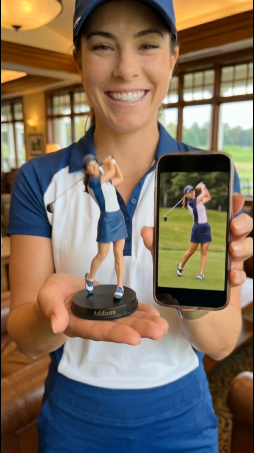 Personalized 3D Golf Photo Figurine