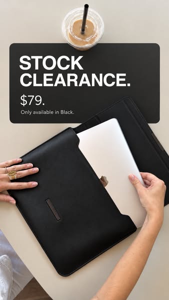 Black. $79. Until it's gone.