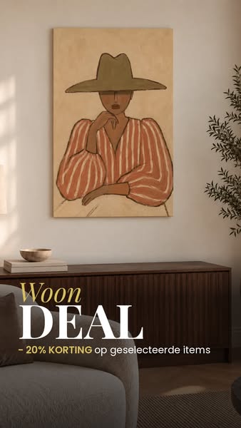 Woondeal: 20% korting op geselecteerde items