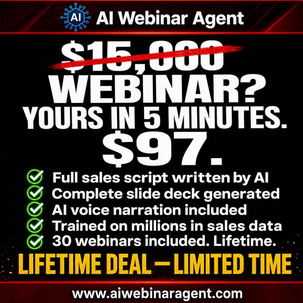 AI Webinar Agent Writes Your Script for You