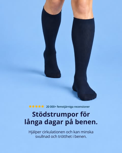 Stödstrumpor som är lätta att ta på