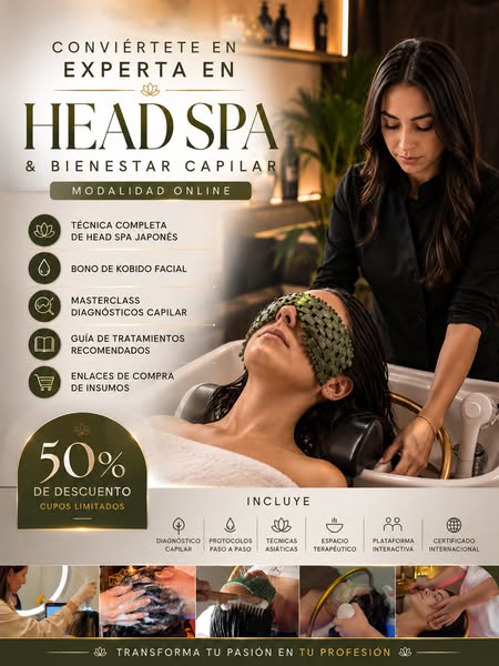 Experta en Head Spa Japones