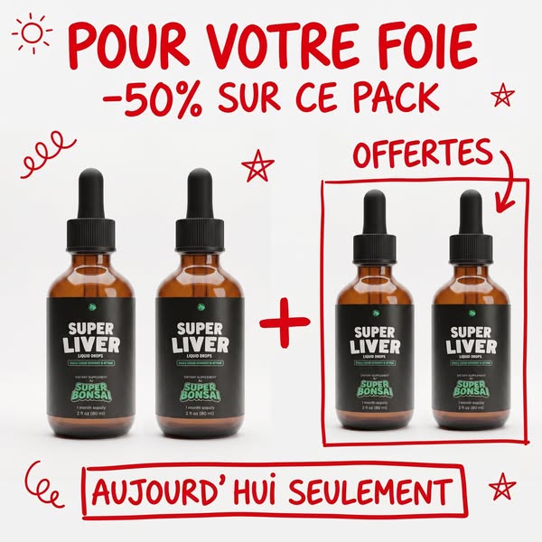 50% sur ton pack foie