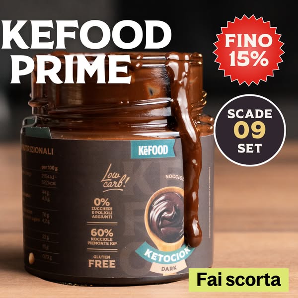 Kefood Prime: -15% su tutto