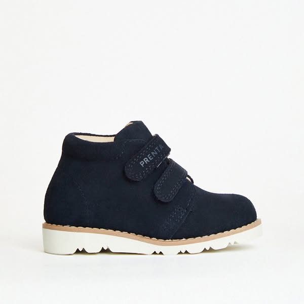 Orion Navy Suede Kids Boot