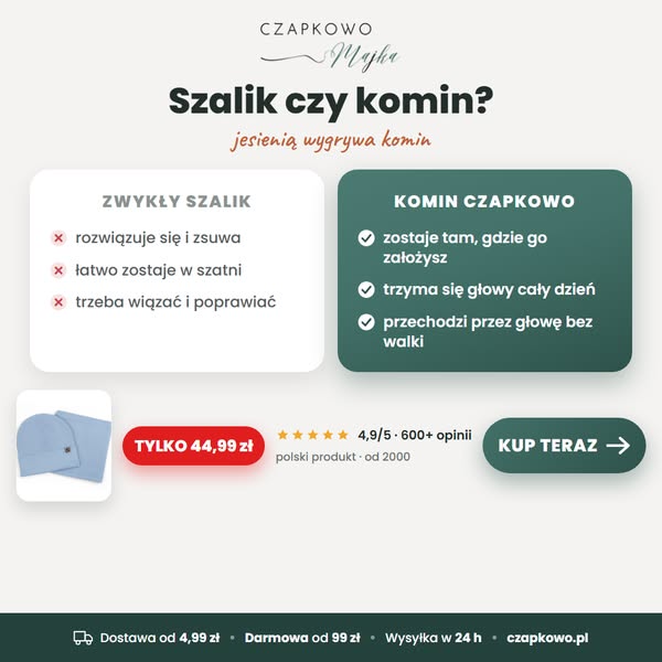 Koniec z poprawianiem szalika