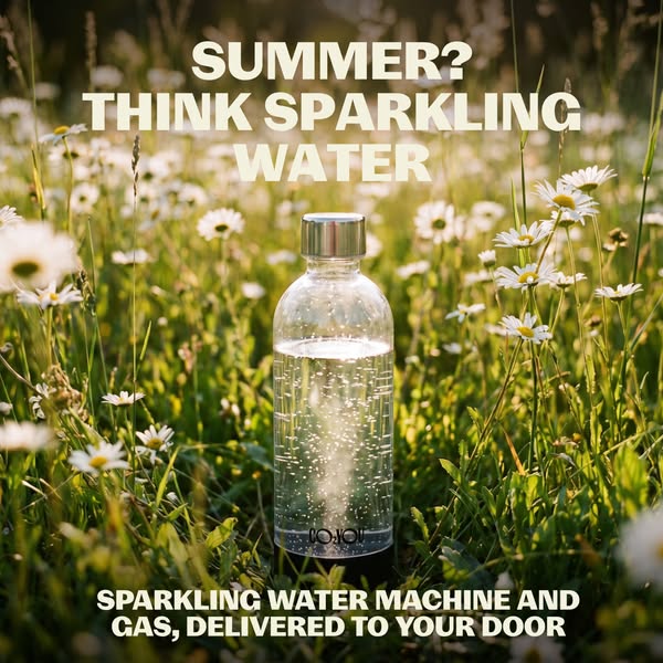 Sparkling water for summer, sorted.