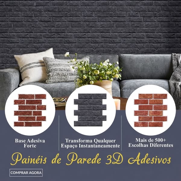 10+10 GRÁTIS Papéis de Parede de Tijolo!