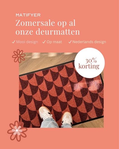 Op maat gemaakte deurmatten!