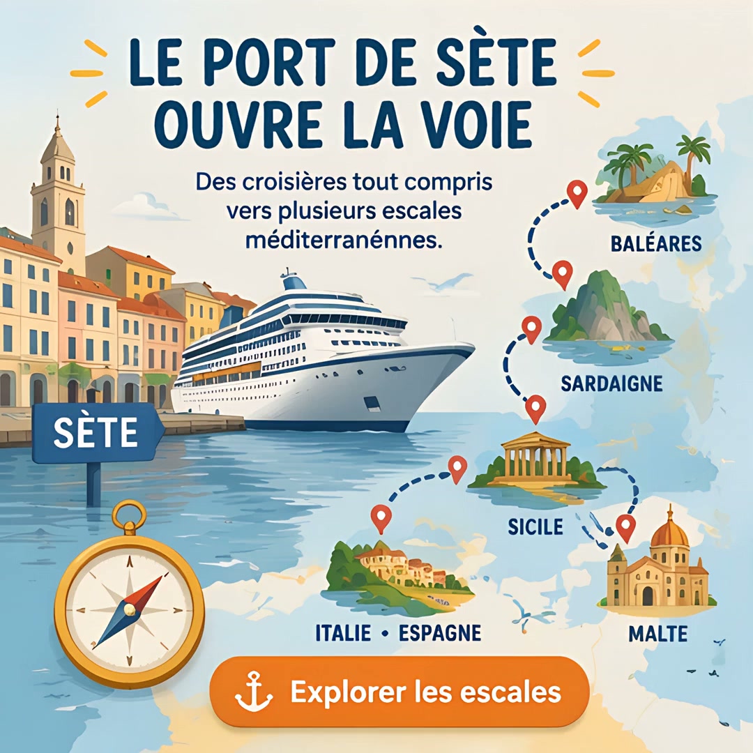 Croisières tout inclus depuis Sète