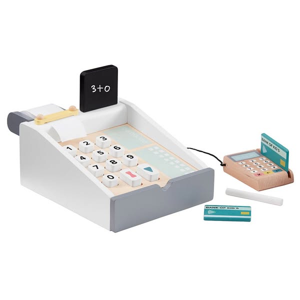 Kids Concept Wooden Play Register - Grey