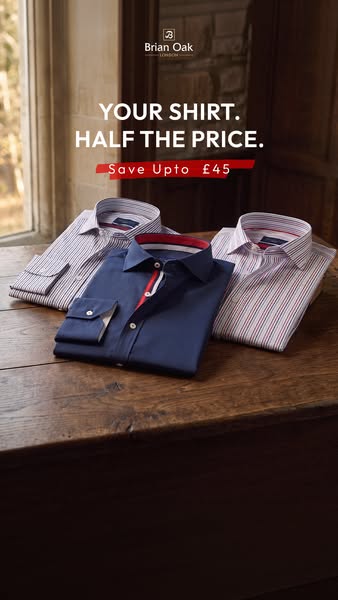 50% OFF SHIRTS.
