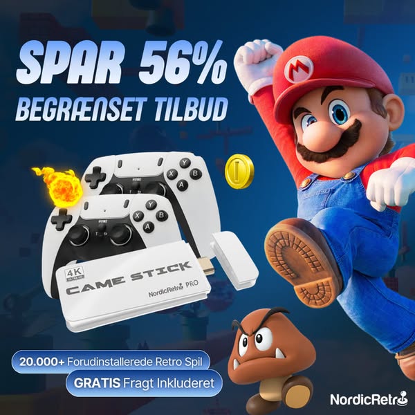 +20.000 retrospil på dit TV!