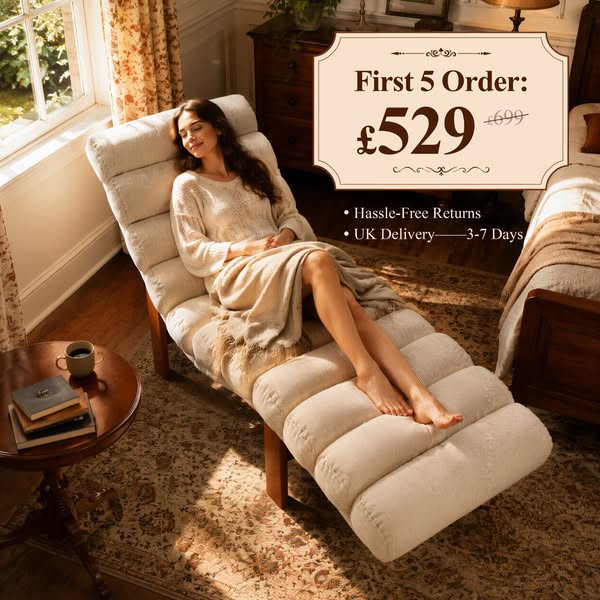 Ergonomic Chaise Lounge for Everyday Relaxing