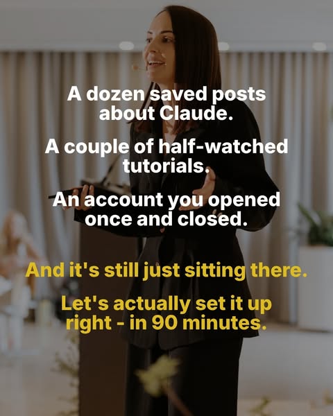 The 90-minute Claude setup most women skip