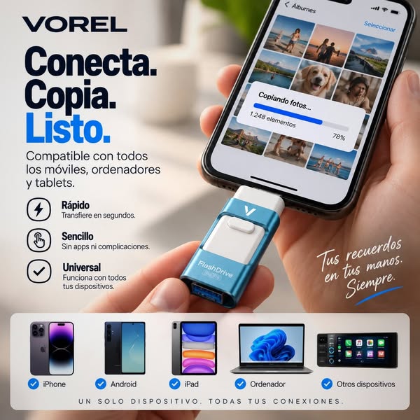 Compatible con todos los móviles