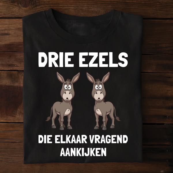 Ook als trui, mok en pet verkrijgbaar.