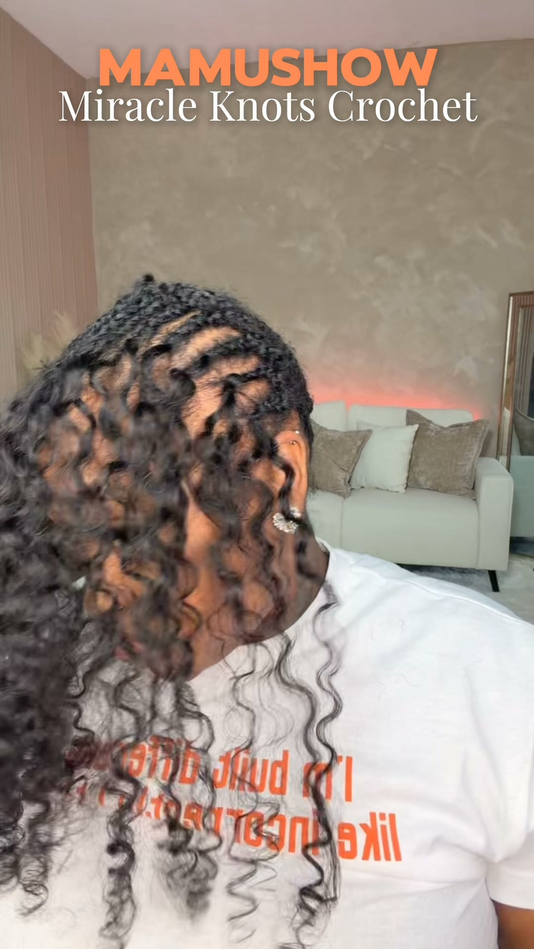 Burmese Curly Feather Crochet Human Hair Bundles for Miracle Knots